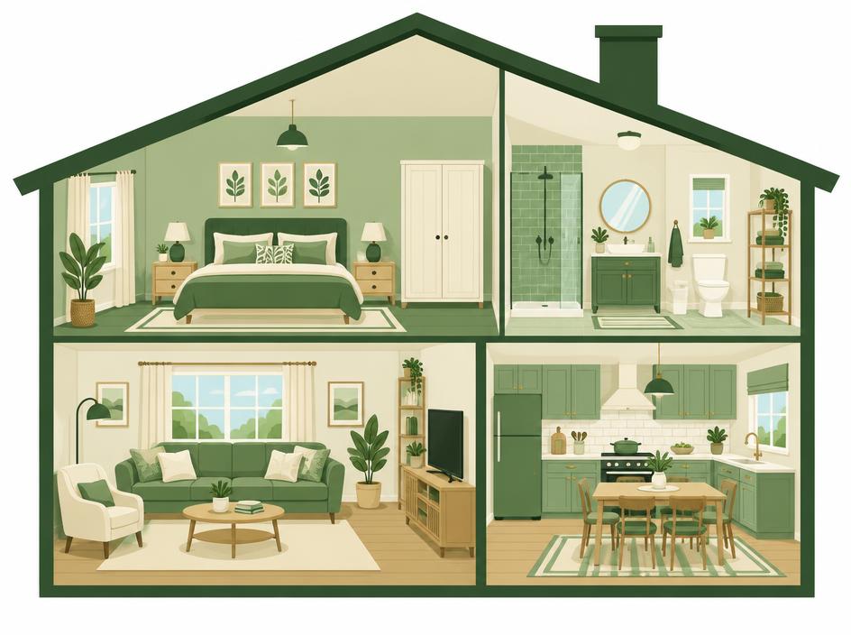 Ruangan-ruangan / kamar-kamar